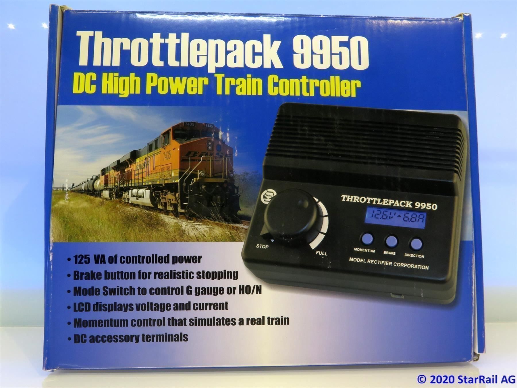 Modellini di ferrovie: MRC 1320 Throttlepack 9950 DC High Power Train Controller – Usato da Ennetbaden venduto da StarTrain 1
