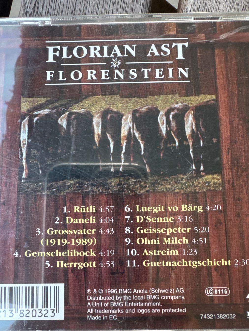 CD: Florian Ast - Flörenstein CD - Schweizer Mundart Rock Pop – Usato da Schöfflisdorf venduto da sonjastarfish 1
