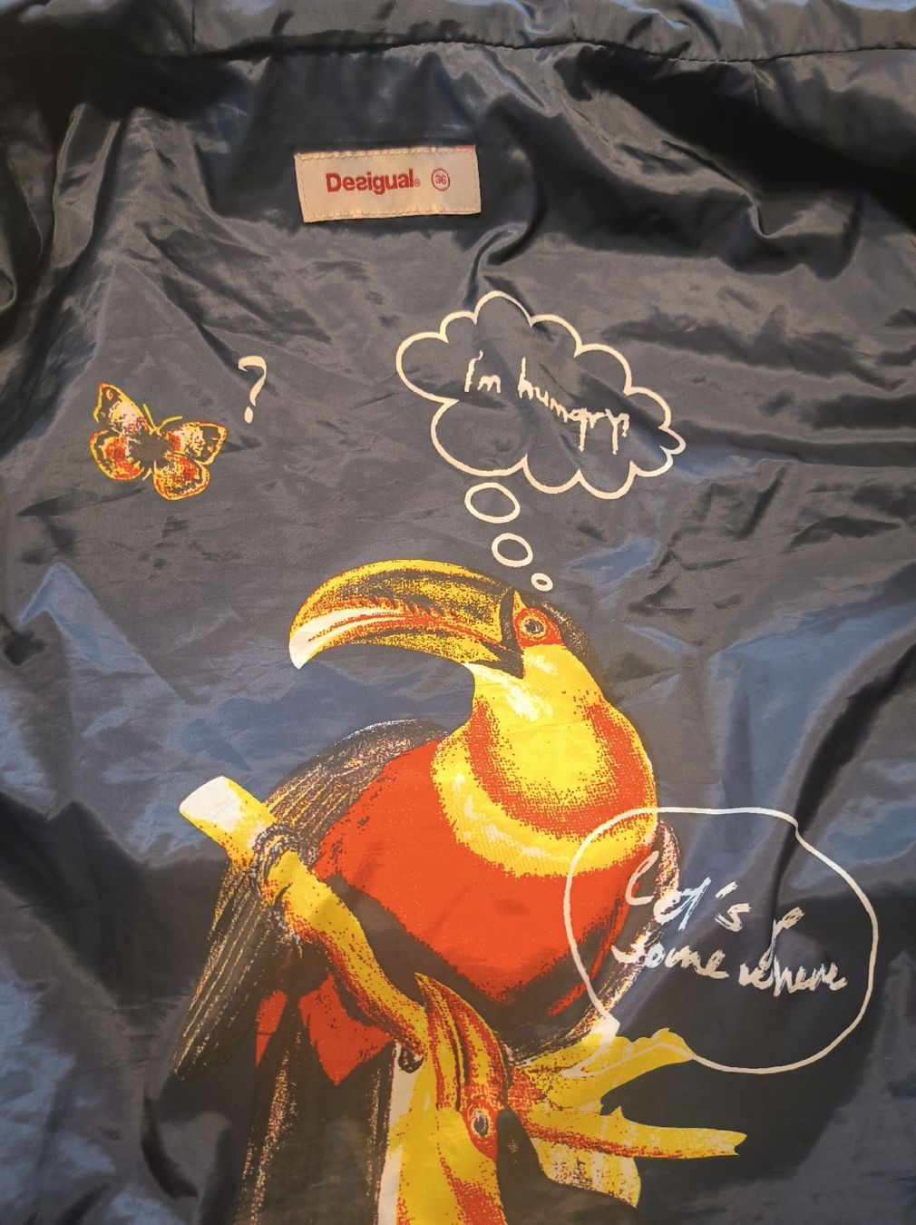Desigual Giacche: Desigual imperméable bleu marine taille 36 – Usato da Attalens venduto da frakimir 2