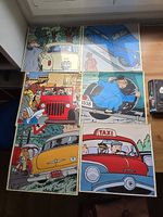 6x Tim und Struppi Poster
