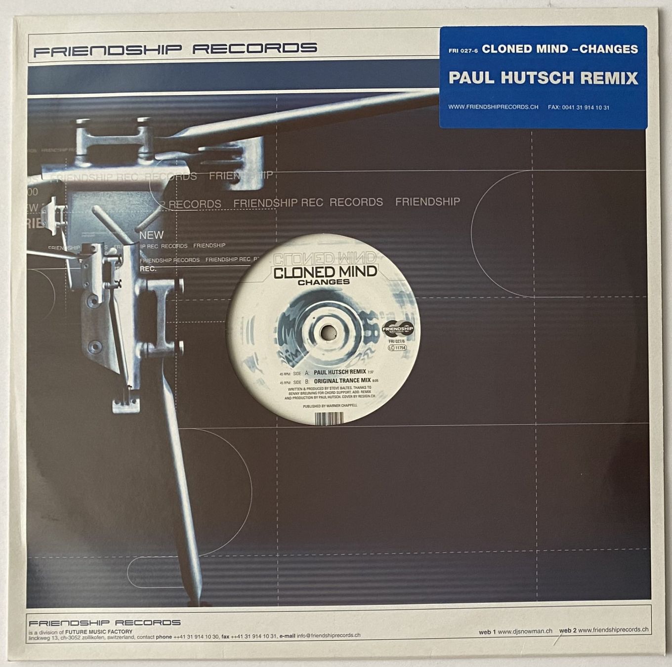 Dischi in vinile: Cloned Mind, Changes (Trance) – Nuovo (secondo la descrizione) da Flums venduto da Empe1