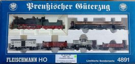 Fleischmann H0 4891: Güterzug mit G8.1, K.P.E.V., Ep I, neu