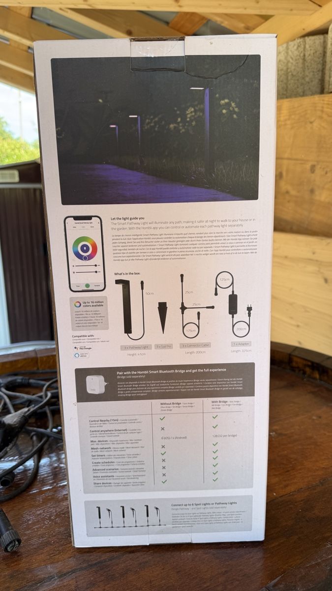 Lampen: Hombli Smart Pathway Starter Kit / Wegbeleuchtung – Neu und originalverpackt aus Dättlikon von djphenom 1