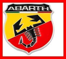 FIAT Abarth Aufkleber Badge Logo Alu 500 695 595 ESSEESSE