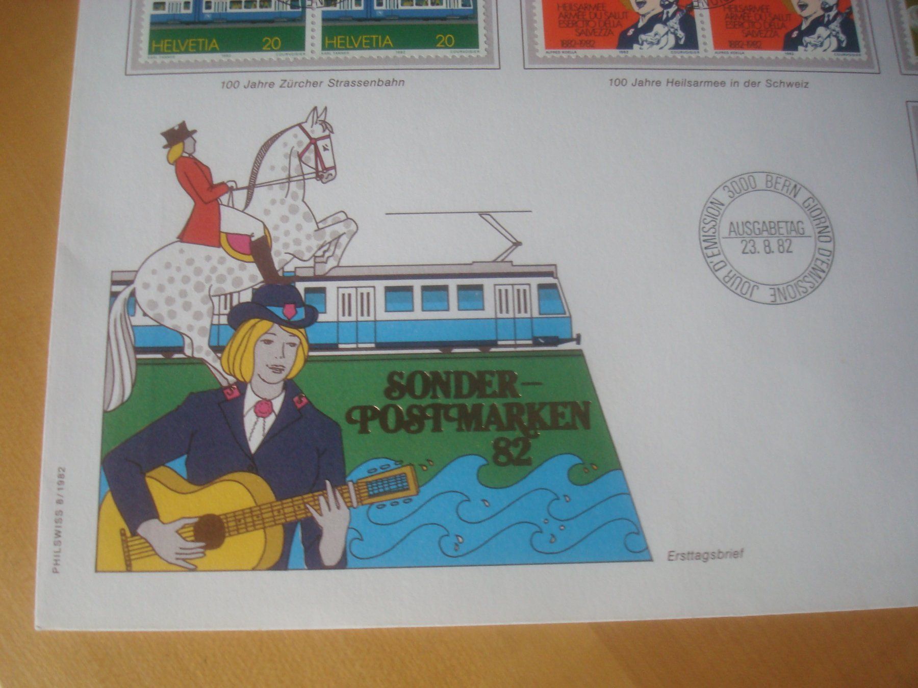Alle Briefmarken: 1982 schöner Grossbrief Schweiz – Gebraucht aus Gordola von Polentaefung 1