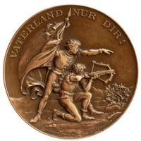 Schützenmedaille ZH 1891 Winterthur Kantonal Schützenfest