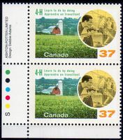 1988 LANDWIRDSCHAFTSPROGRAMM PAAR **POSTFRISCH** CANADA-PA16