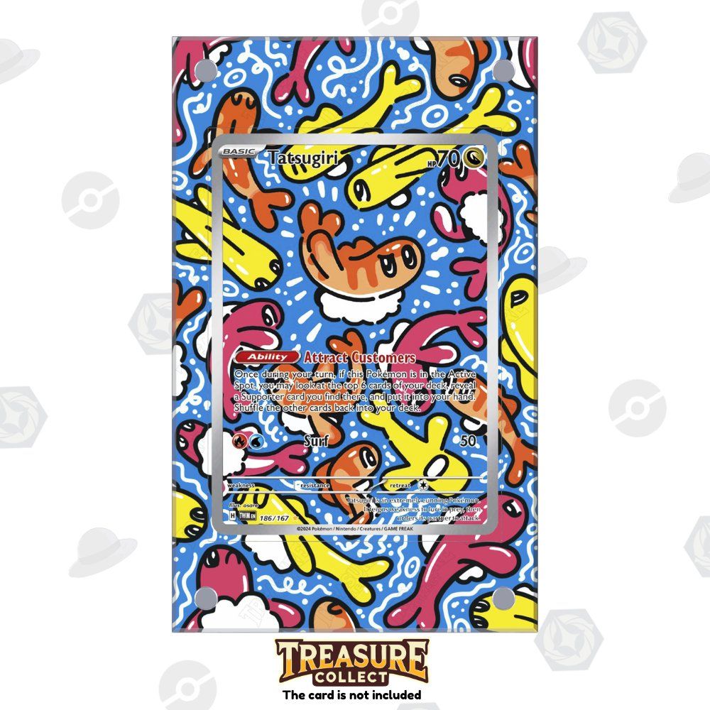 Pokémon Sammelbilder & Trading cards: Tatsugiri 186/167 - Pokémon Extended Artwork Display Case – Neu und originalverpackt aus Canobbio von TreasureCollect