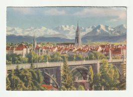 Postkarte Bern Kirchenfeldbrücke und Berner Münster