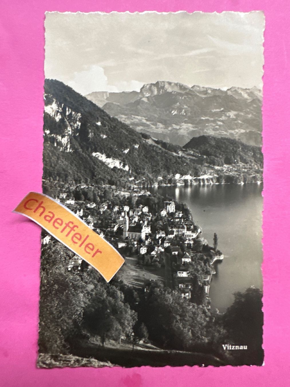 Cartoline postali: 1938 Vitznau – Usato da Zürich venduto da Chaeffeler