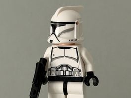 LEGO Star Wars sw0442 Clone Trooper Phase 1 Scowl NEU