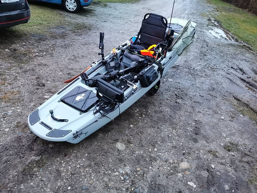 Bateaux: KingFisher Angelkajak | Pedalantrieb | modular – D'occasion à Schötz par mattalbi