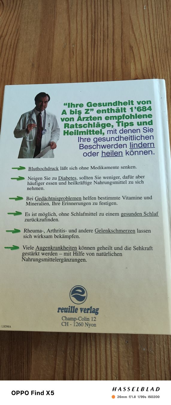 Libri: Gesundheit von A bis Z – Usato da Volken venduto da katz5 3
