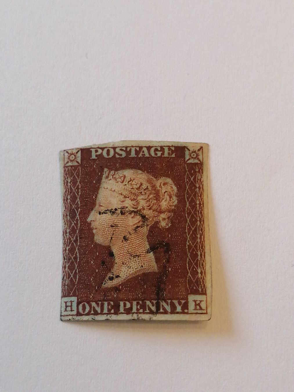 Alle Briefmarken: One Penny Red 1841,  – Gebraucht aus Happerswil von tschergi