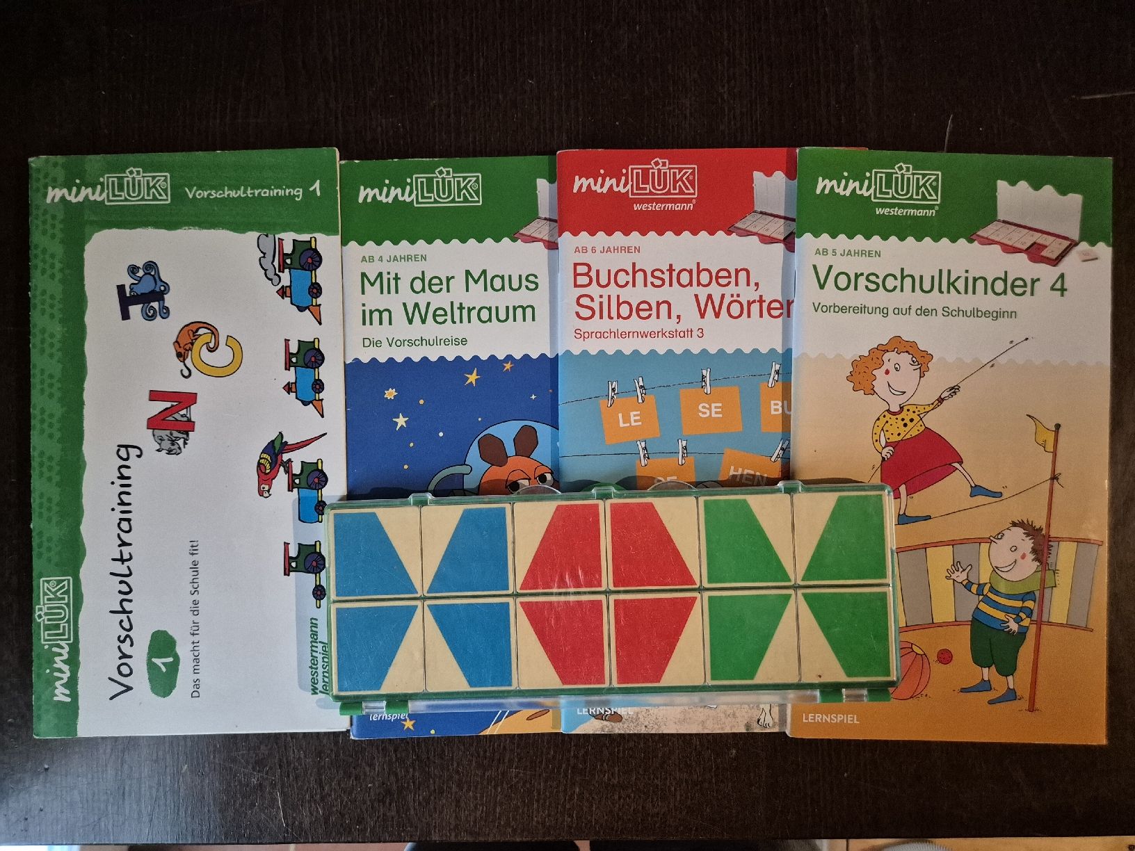 Giochi: Mini-Lük 5 Lernspiele und Kasten – Usato da Rütschelen venduto da bobmarley7