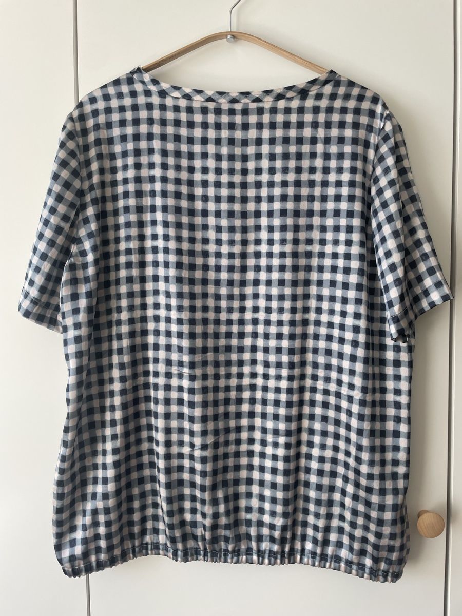 Camicette: FFC Edle Seidenbluse Gr. 40 – Karo / Gingham – Usato da Neukirch an der Thur venduto da bee88 1
