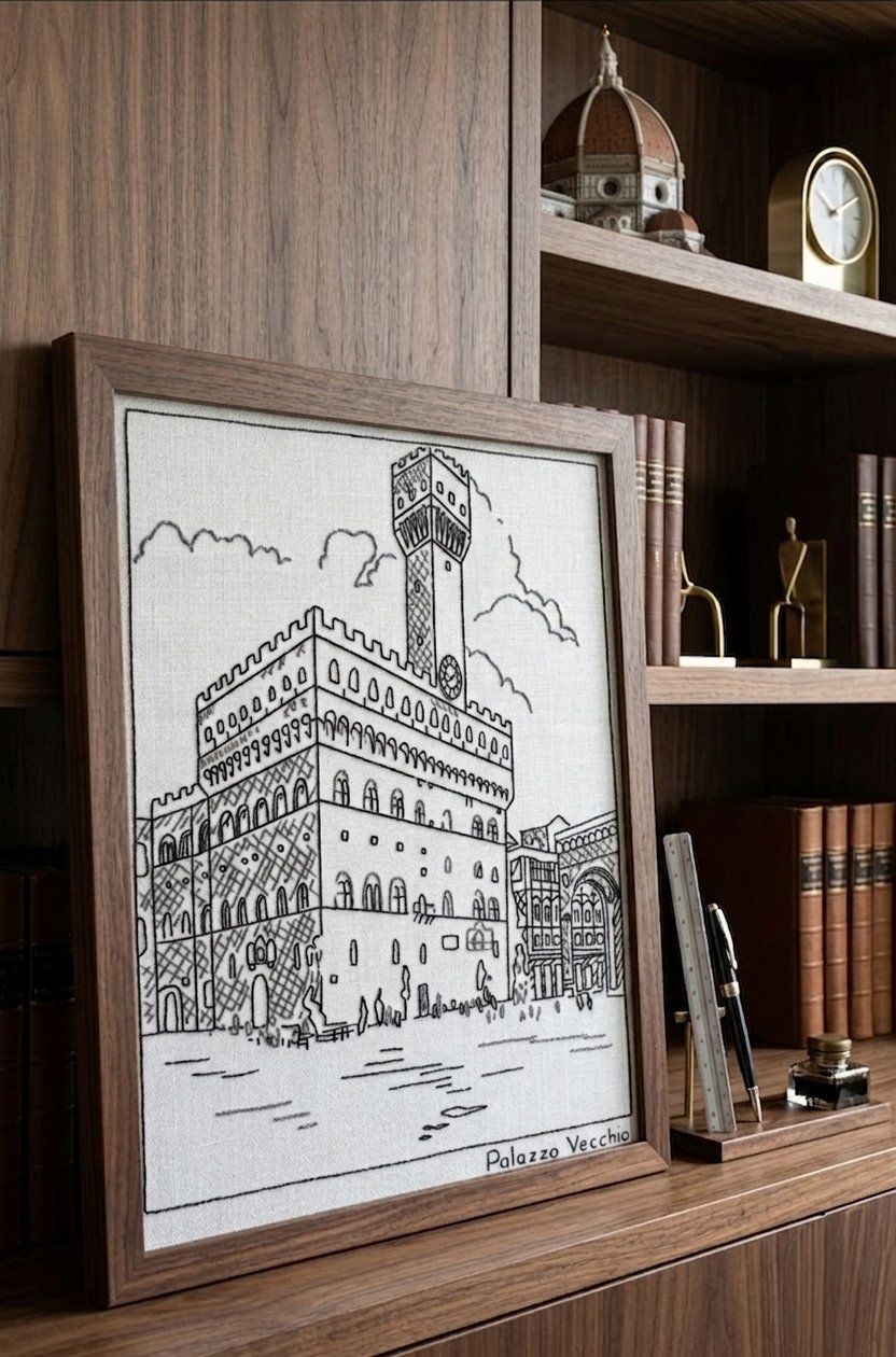 Kits de loisir créatif: Palazzo Vecchio Needlepoint Canvas 30x40 Vintage – Neuf (Voir description) à Mels par DACRI