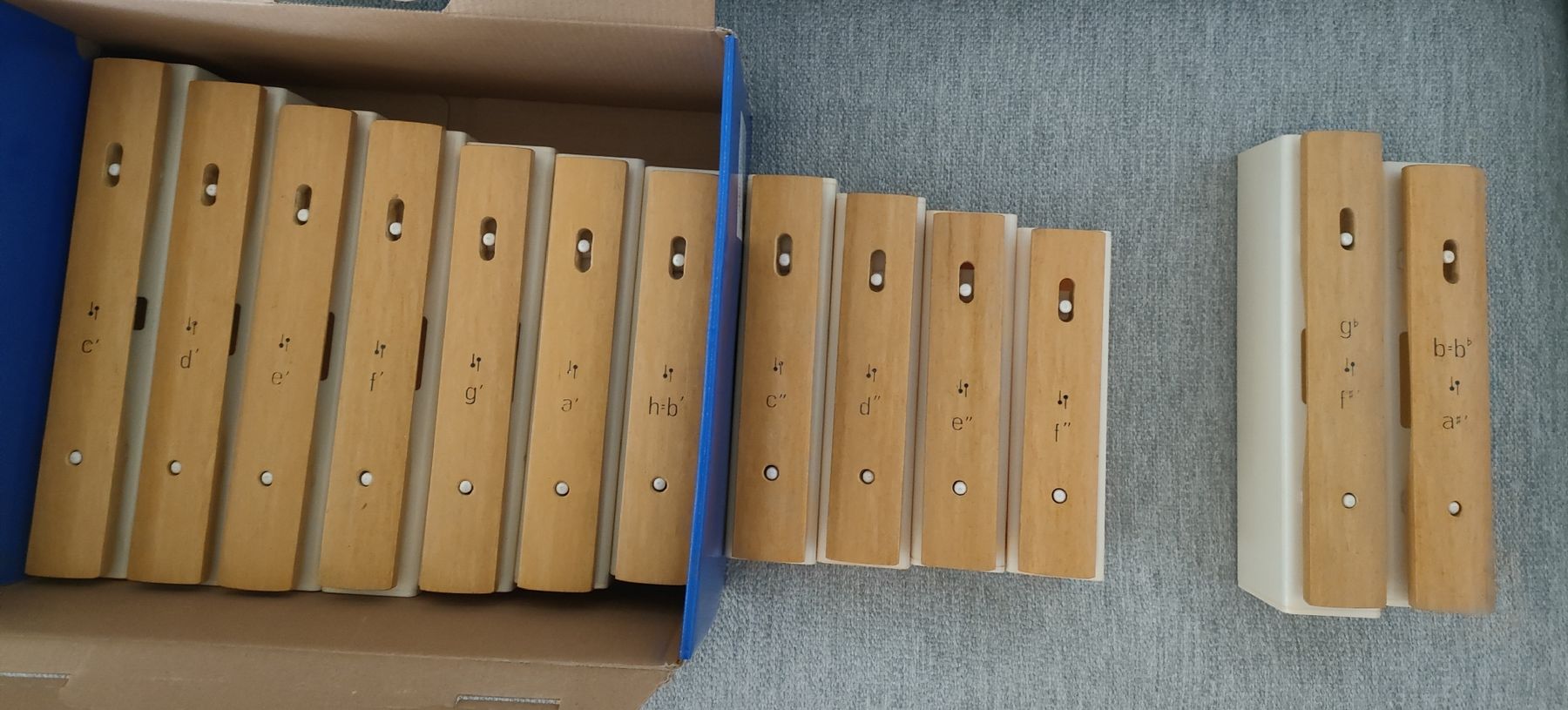 Musikinstrumente: Klangstäbe – Gebraucht aus Basel von celber