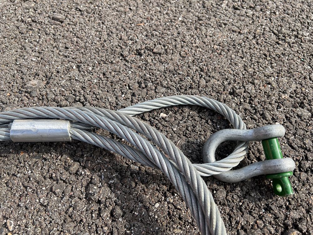 Stahlseil 3 M Mit Ösen – 20 Mm Ø, Kunststoffummantelt, Verzinkt – Für Sicherung & Befestigung