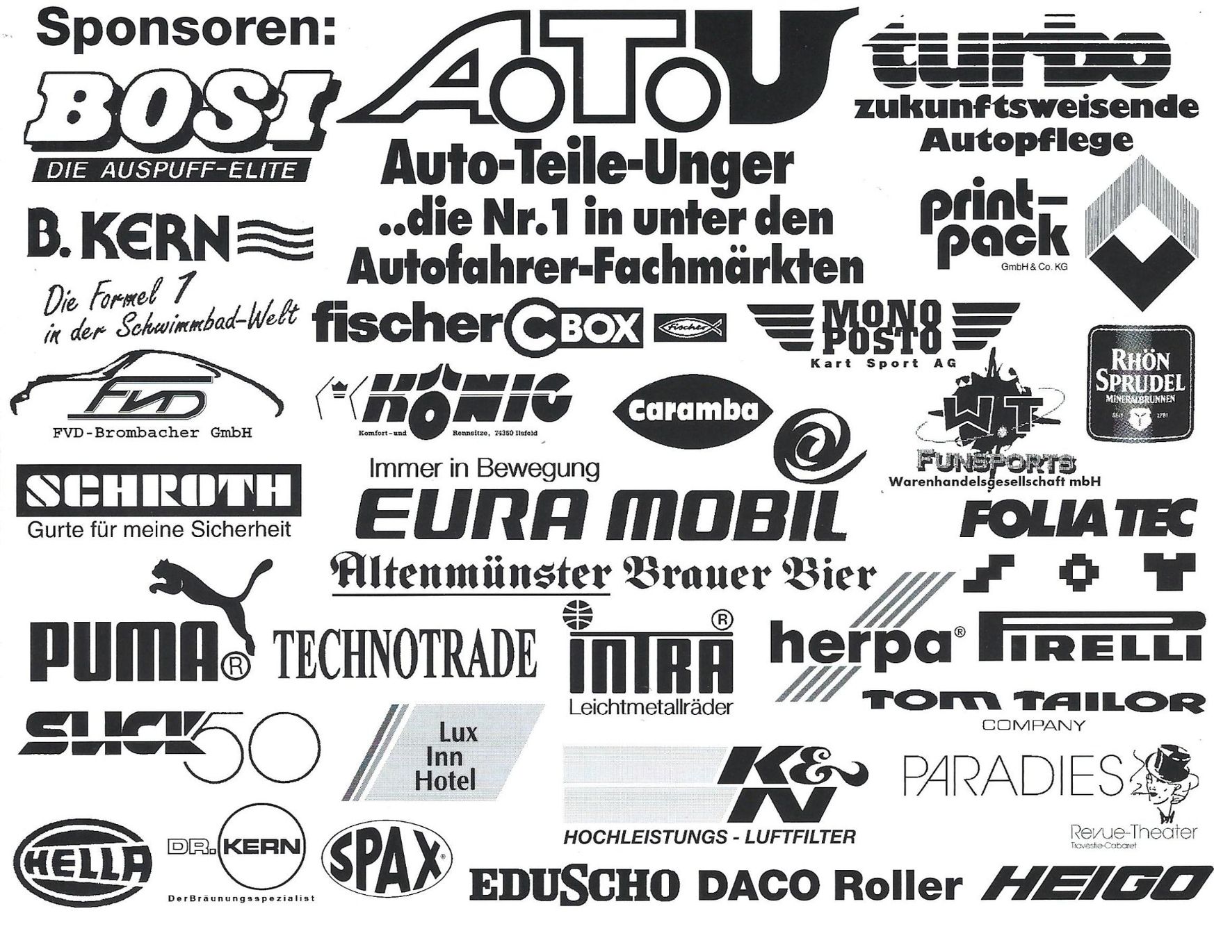 Autografi: Autogrammkarte; Gerhard Müller, Porsche Carrera Cup – Usato da Aarburg venduto da Hktm 1