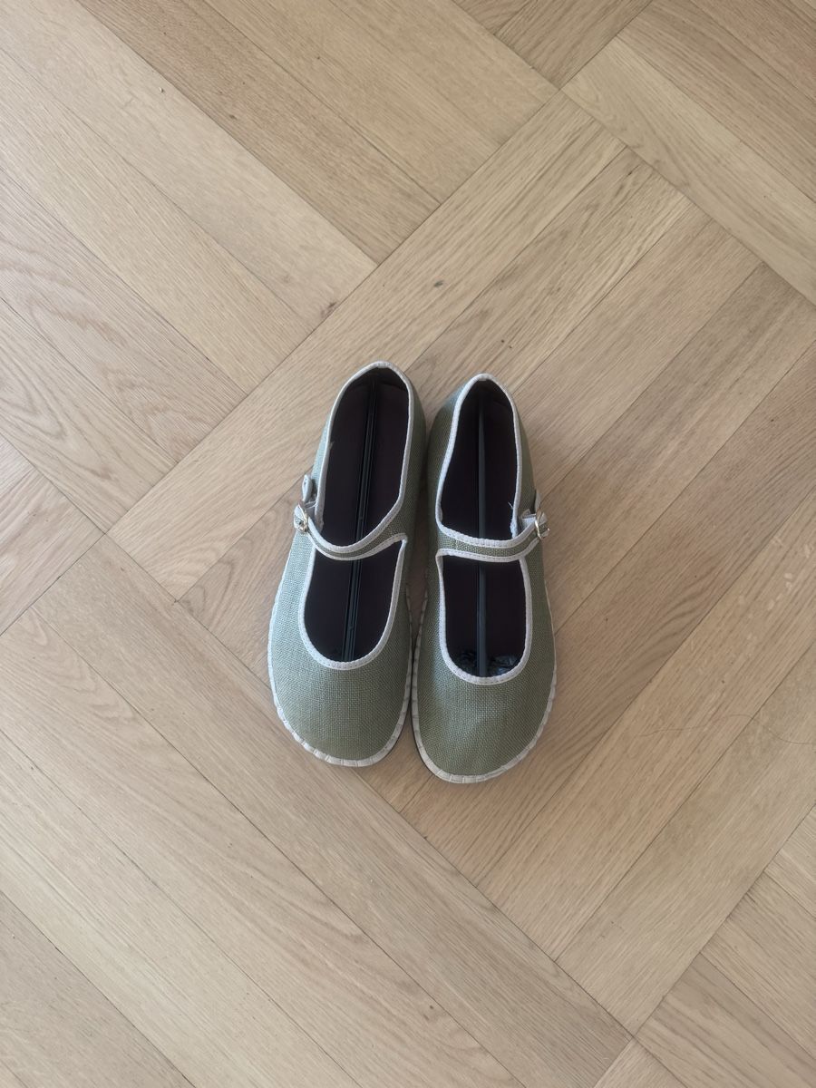Scarpe da donna: Flabelus Cinderella Natty in Khaki – Nuovo e nell'imballaggio originale da Zürich venduto da lara1905