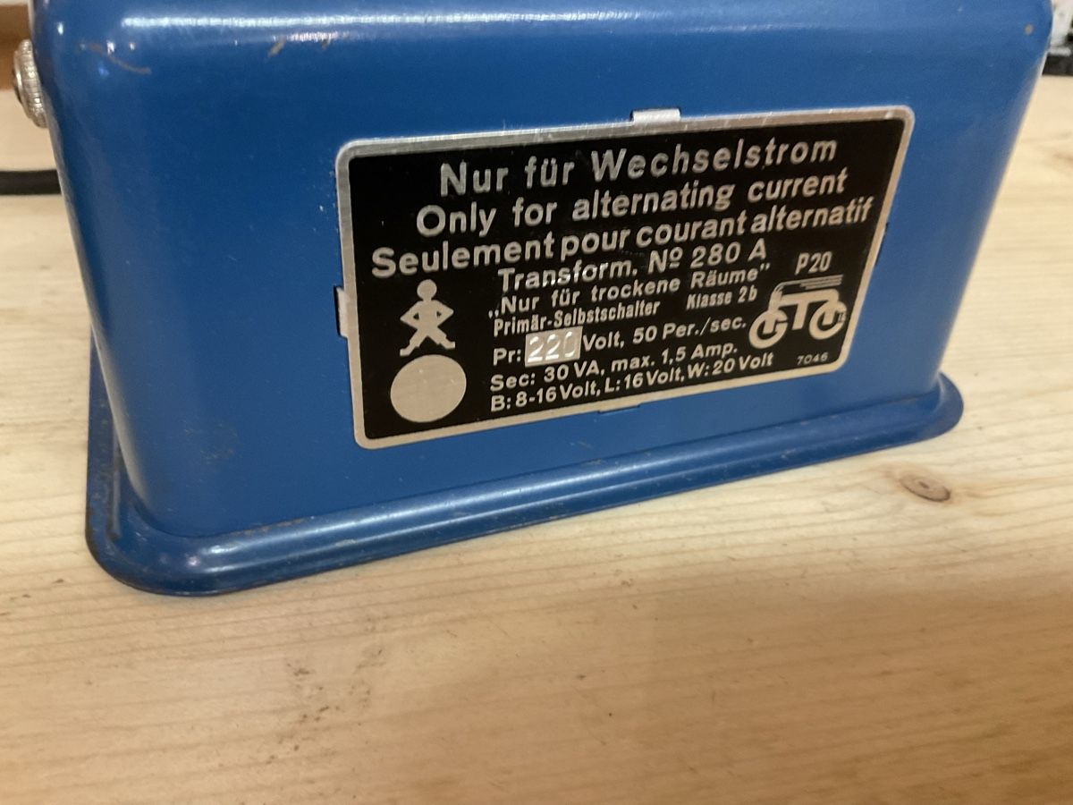 Märklin Trains électriques: Trafo 280 Nr.2  – D'occasion à Wald ZH par Sbbemilio 3