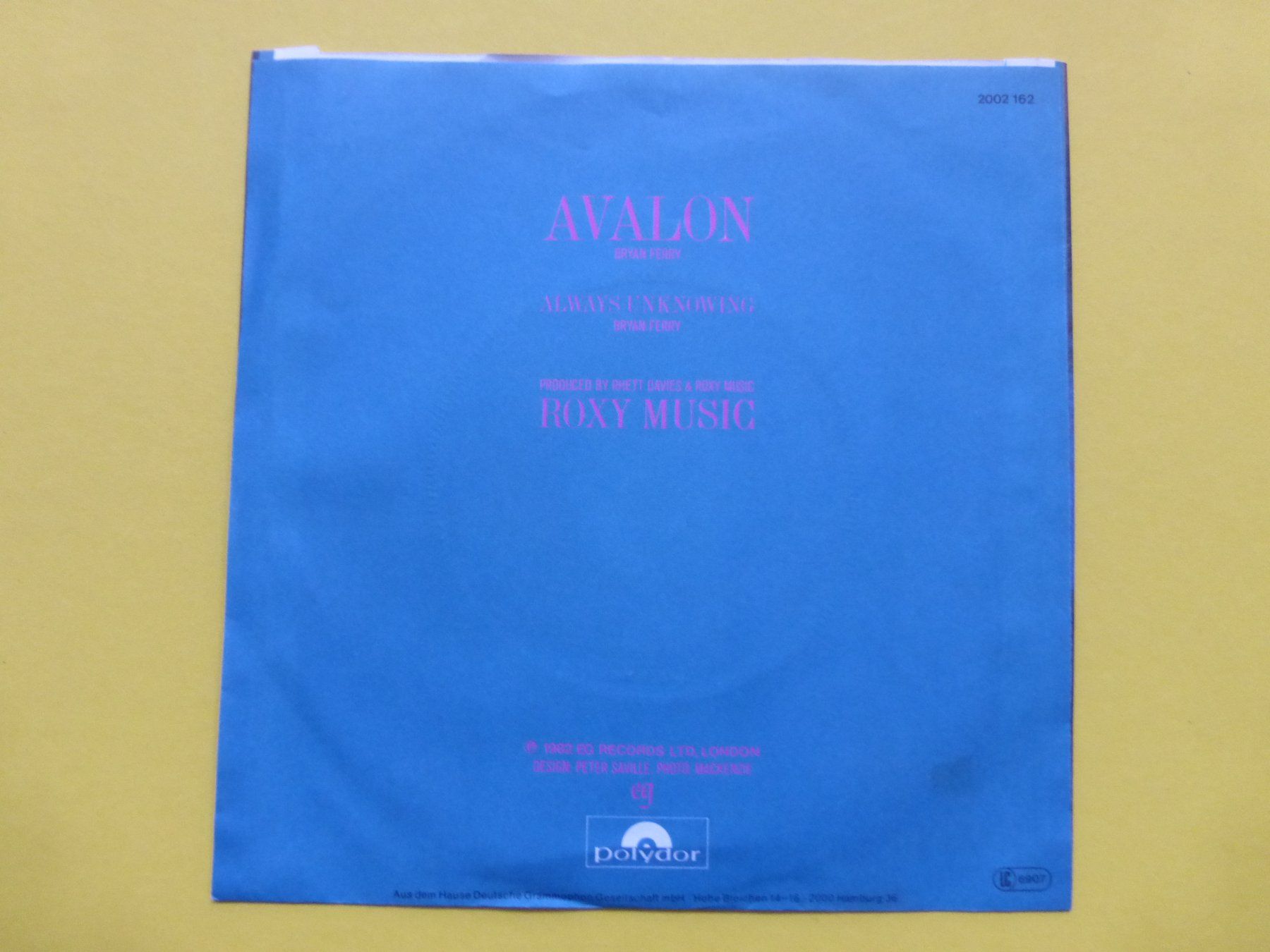 Dischi in vinile: Roxy Music – Avalon – Usato da Zürich venduto da Swiss57 1