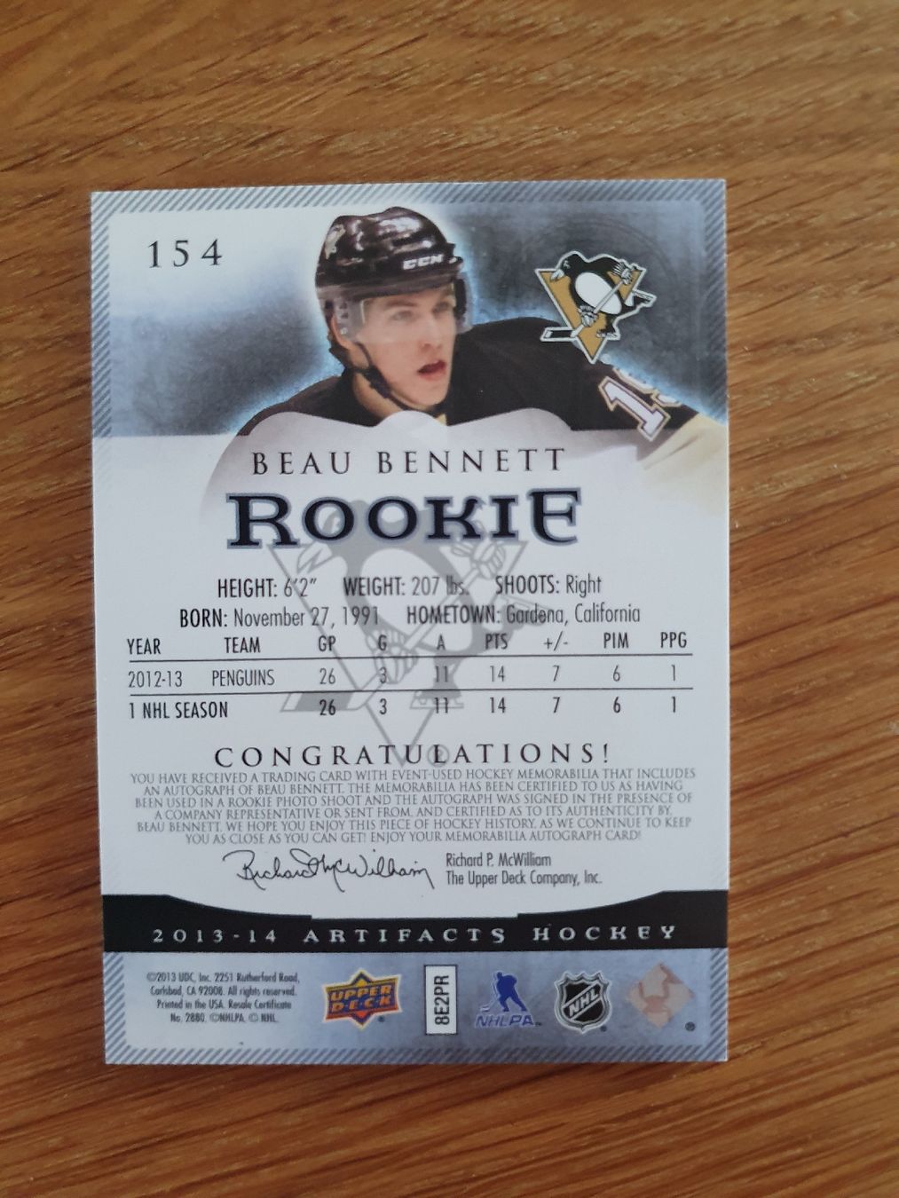 NHL Sammelbilder & Trading cards: NHL Rookie Karte – Gebraucht aus Büren an der Aare von Trash4 1