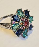 Edelstein Silber Ring