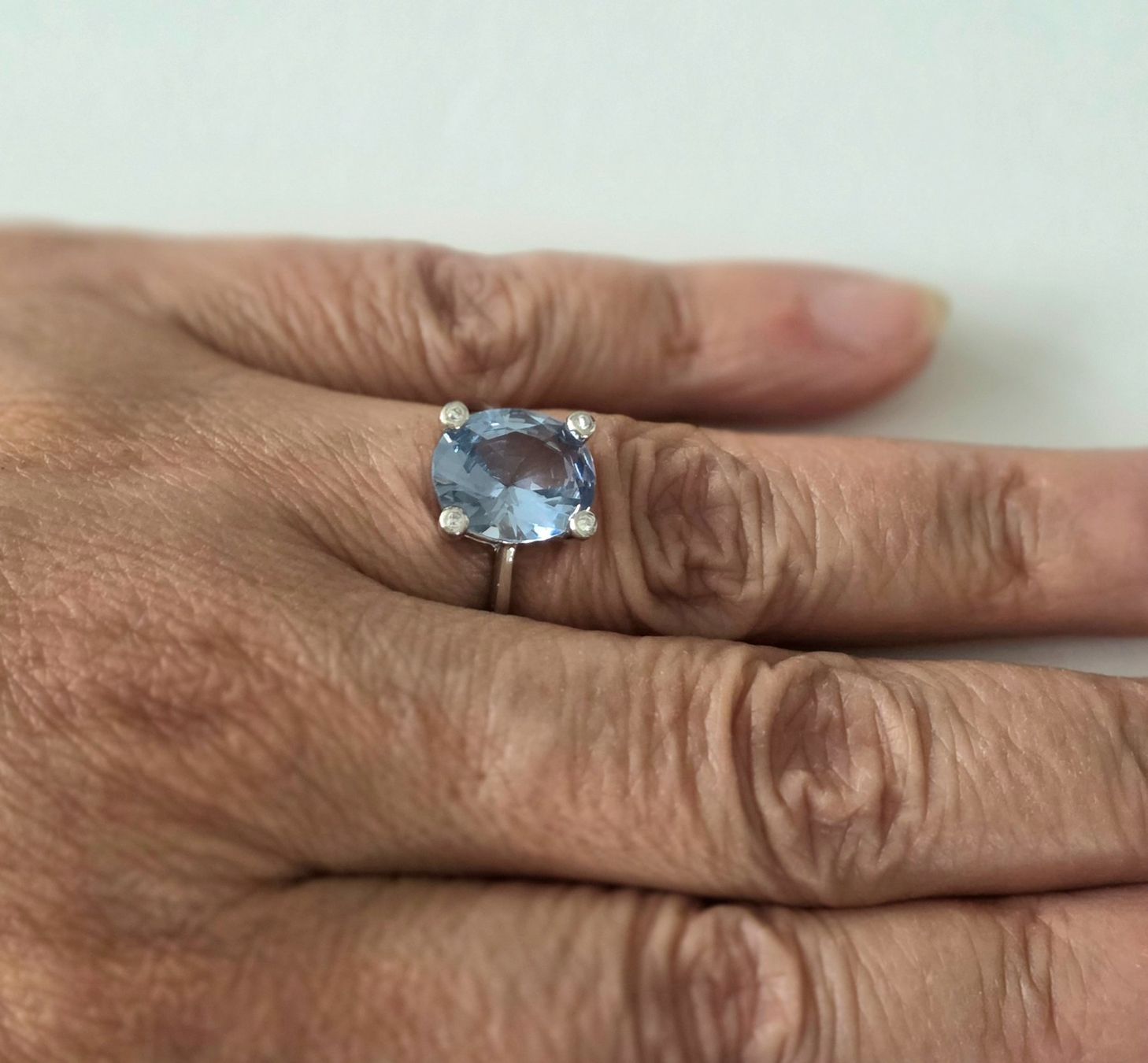 Ringe: Eleganter Silber 925 Aquamarin Ring - Neu – Neu und originalverpackt aus Uetikon am See von Coralreef 8