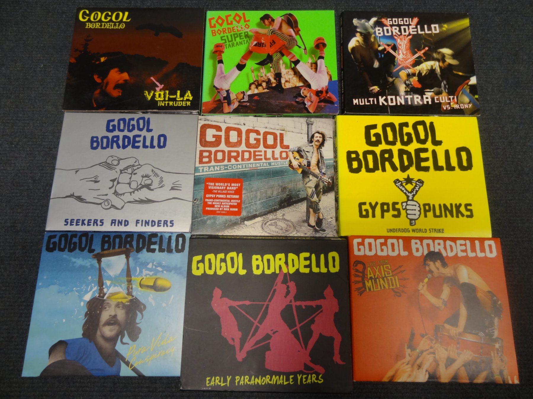 CDs: Gogol Bordello CD Sammlung – Gebraucht aus luzern von musicandart
