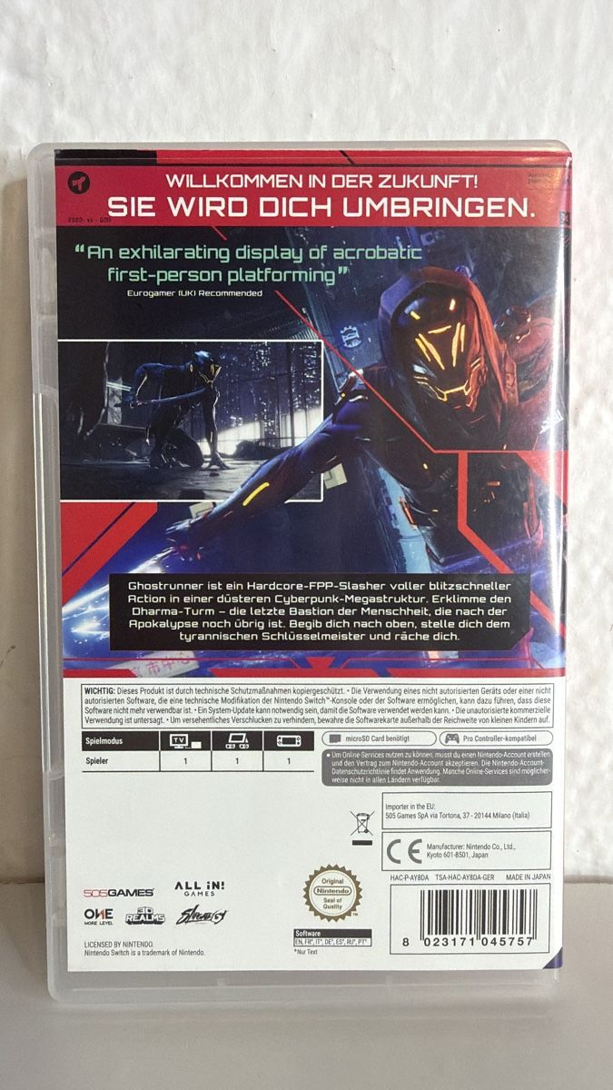 Nintendo Giochi: Ghostrunner Nintendo Switch Game - Great Condition! 🎮 – Usato da Ehrendingen venduto da bubulence 1