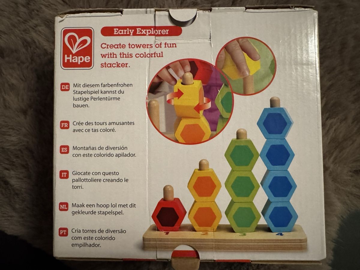 Hape Giocattoli: Zähl- und Steckspiel – Nuovo (secondo la descrizione) da Basel venduto da nla_zp8b 1