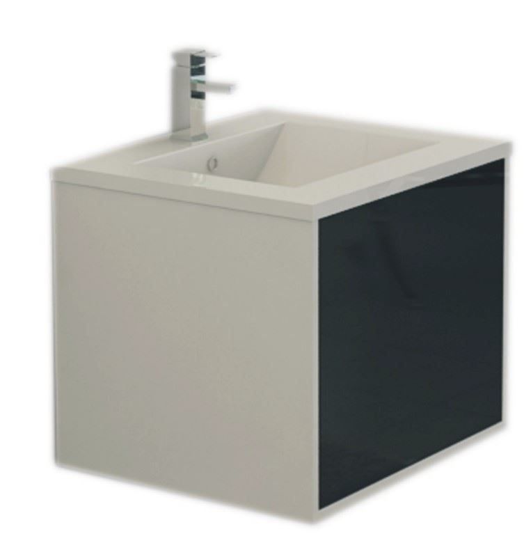 Mobili per bagno: Badmöbelset 'Linz' in schwarz - hoc – Nuovo e nell'imballaggio originale da Herbertingen venduto da jet-line-e-trade 6