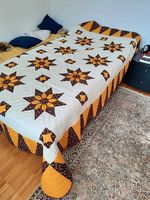 Wunderschöne Patchwork Decke für Doppelbett