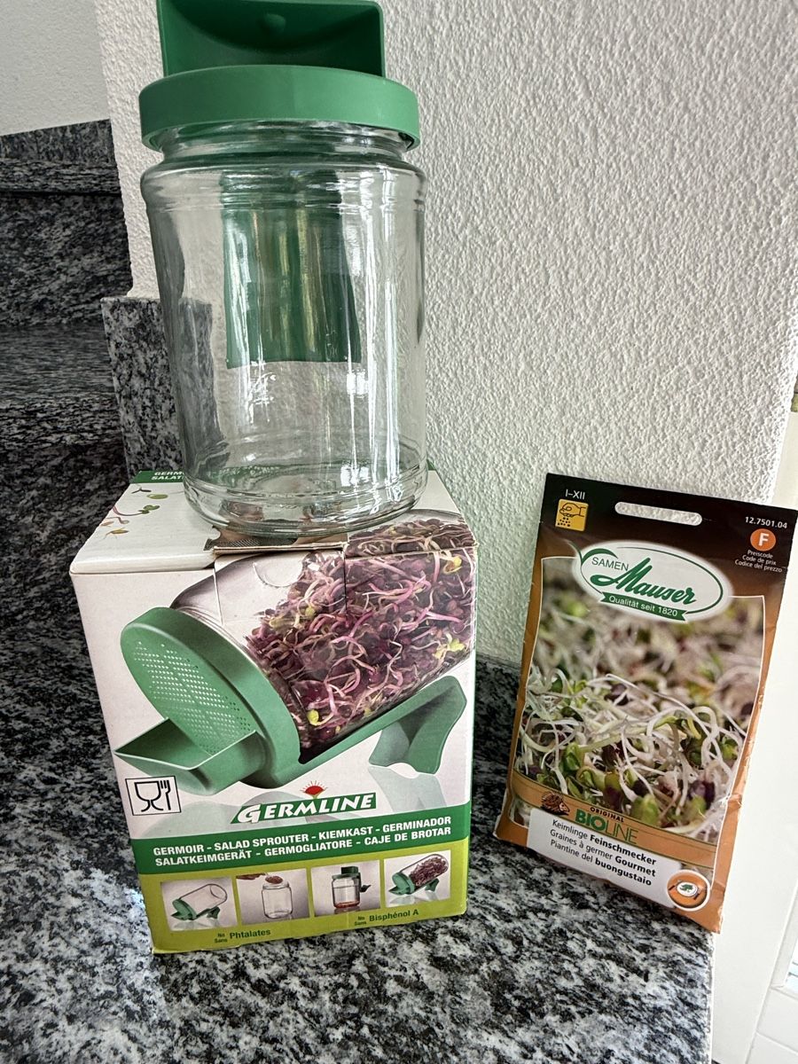 Appareils de cuisine: Germline Keimkasten mit Samen Biolime von Mauser – D'occasion à St. Pantaleon par Ymanu