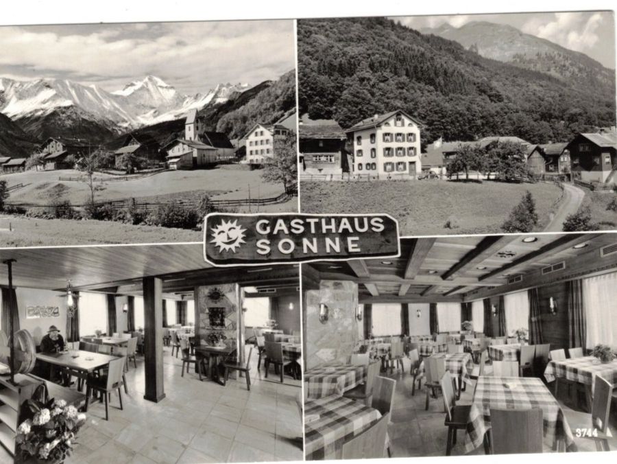 Cartoline postali: Elm Gasthaus Sonne Restaurant Glarus Ansichtskarten – Nuovo (secondo la descrizione) da Widnau venduto da Seppl480