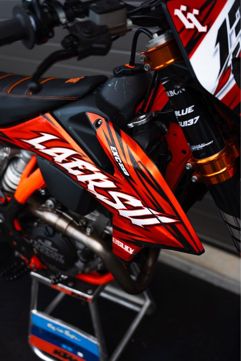 KTM Strada: Supermoto Ktm exc 250f – Usato da Blumenstein venduto da Laersu.137 7