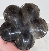 Rauchquarz Blumenschale 490g
