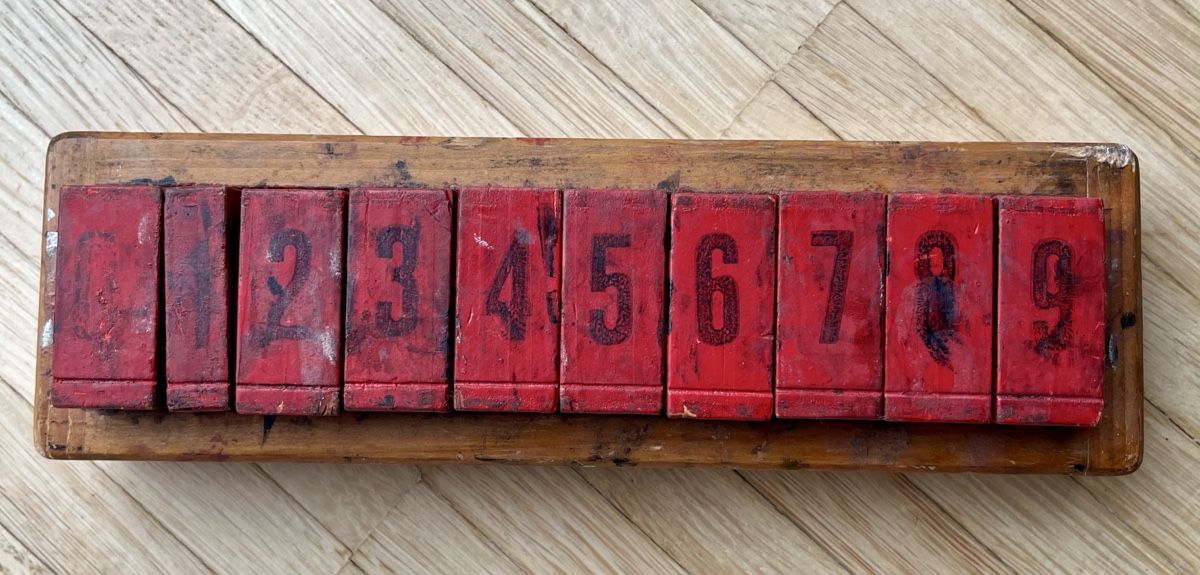 Stempel: Elastolin Vintage Stempel-Zahlen, 0-9/10 – Gebraucht aus St. Gallen von reg_f8h8 1