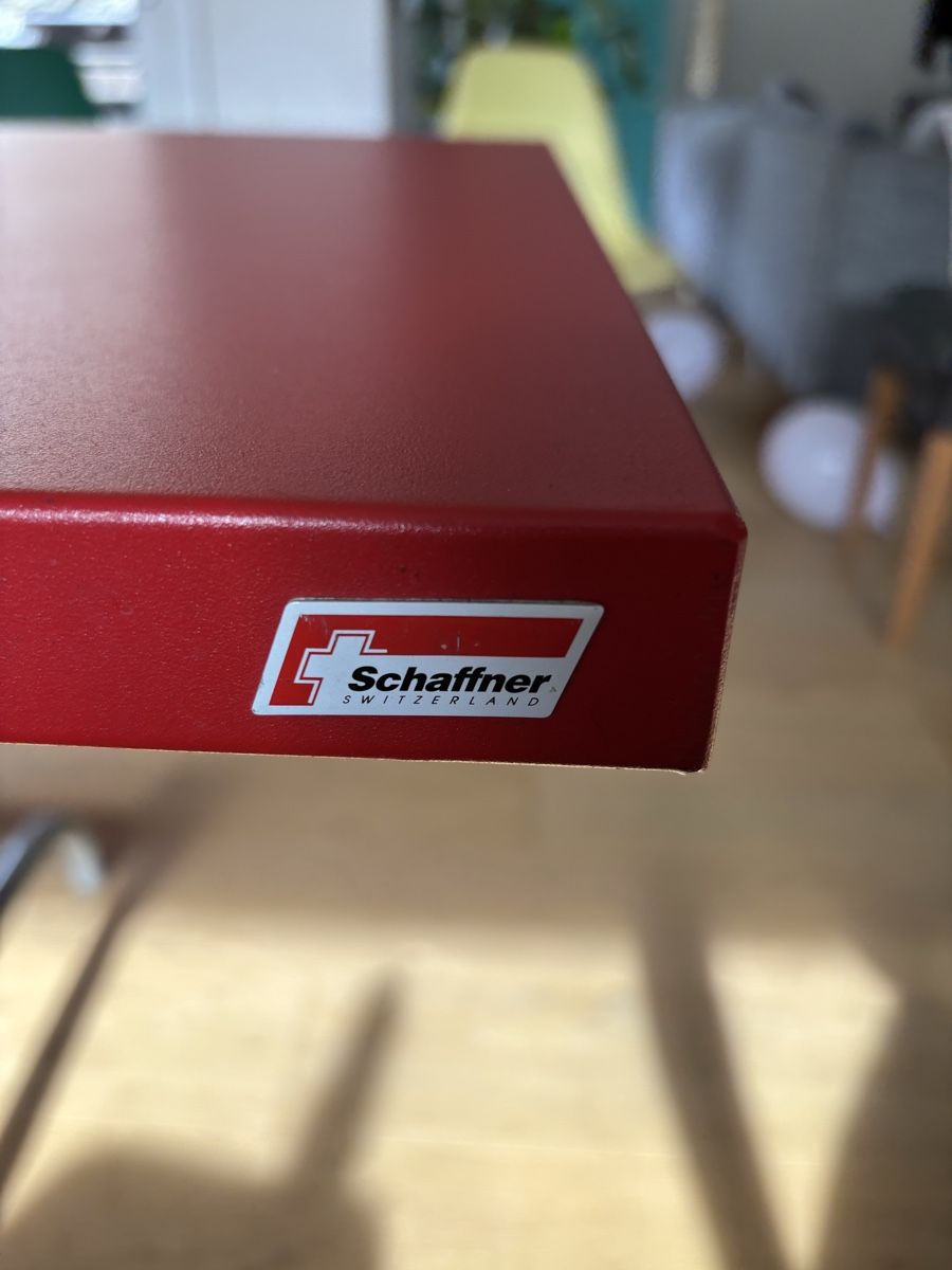 Schaffner Tavoli: Tavolo Schaffner rosso 240x80 – Usato da Gordevio venduto da sasmuele1092 1