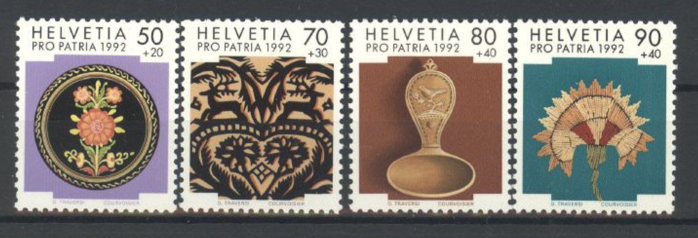 Tutti i francobolli: 1992, Pro Patria ** – Usato da Willisau venduto da Vollstempel