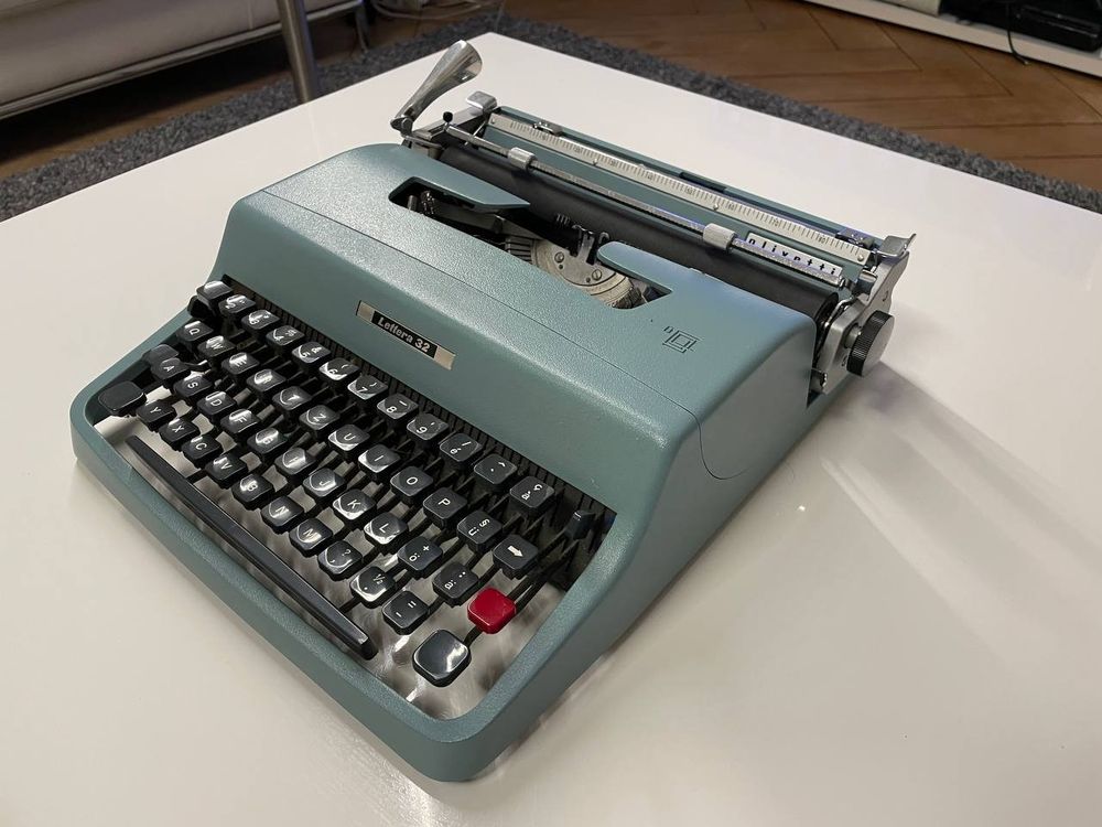 Nastro Per Macchina Da Scrivere Olivetti Lettera 32 - Nero E Rosso, Bobine Originali, Ricambio Autentico - Foto 8
