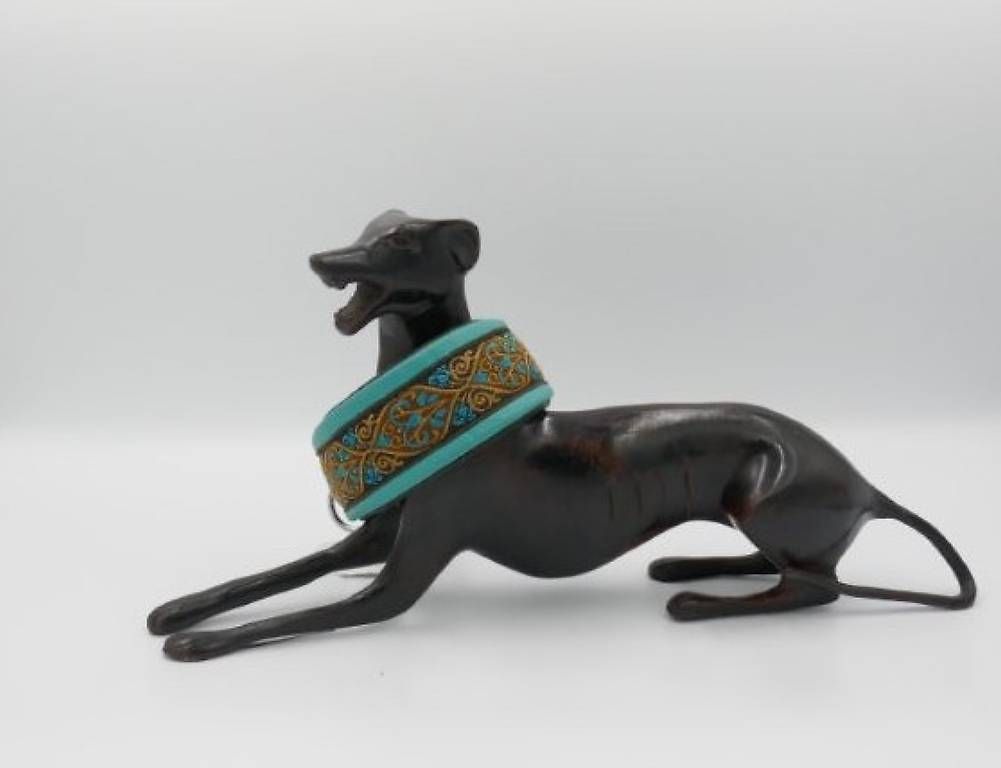 Catenine: Colliers lévriers Whippet cuir  – Usato da Mollens VD venduto da joyandbeauty 1