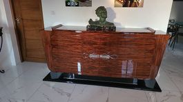 Enfilade art deco en palissandre de Rio