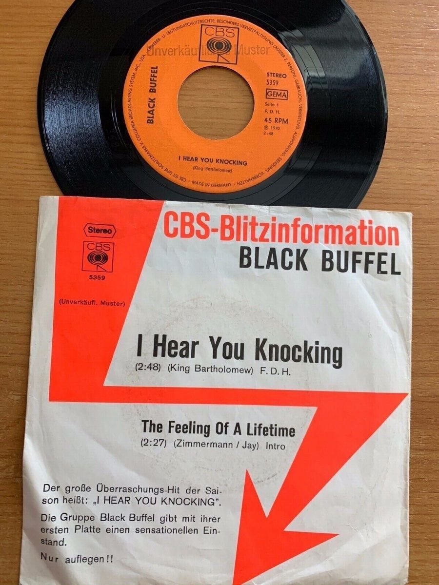 Dischi in vinile: Black Buffel - I Hear You Knocking // D-Promo 1970 – Usato da Gais venduto da soundcave57