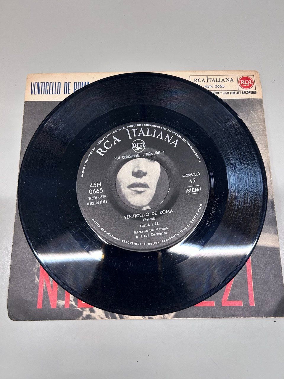 Dischi in vinile: 45 giri "Venticello de Roma / A Roma è sempre primavera" – Usato da Giubiasco venduto da LorisVale 1
