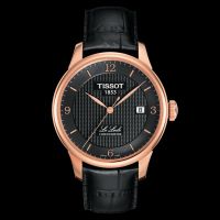 Tissot Le Locle Chronometer Roségold PVD mit Lederband