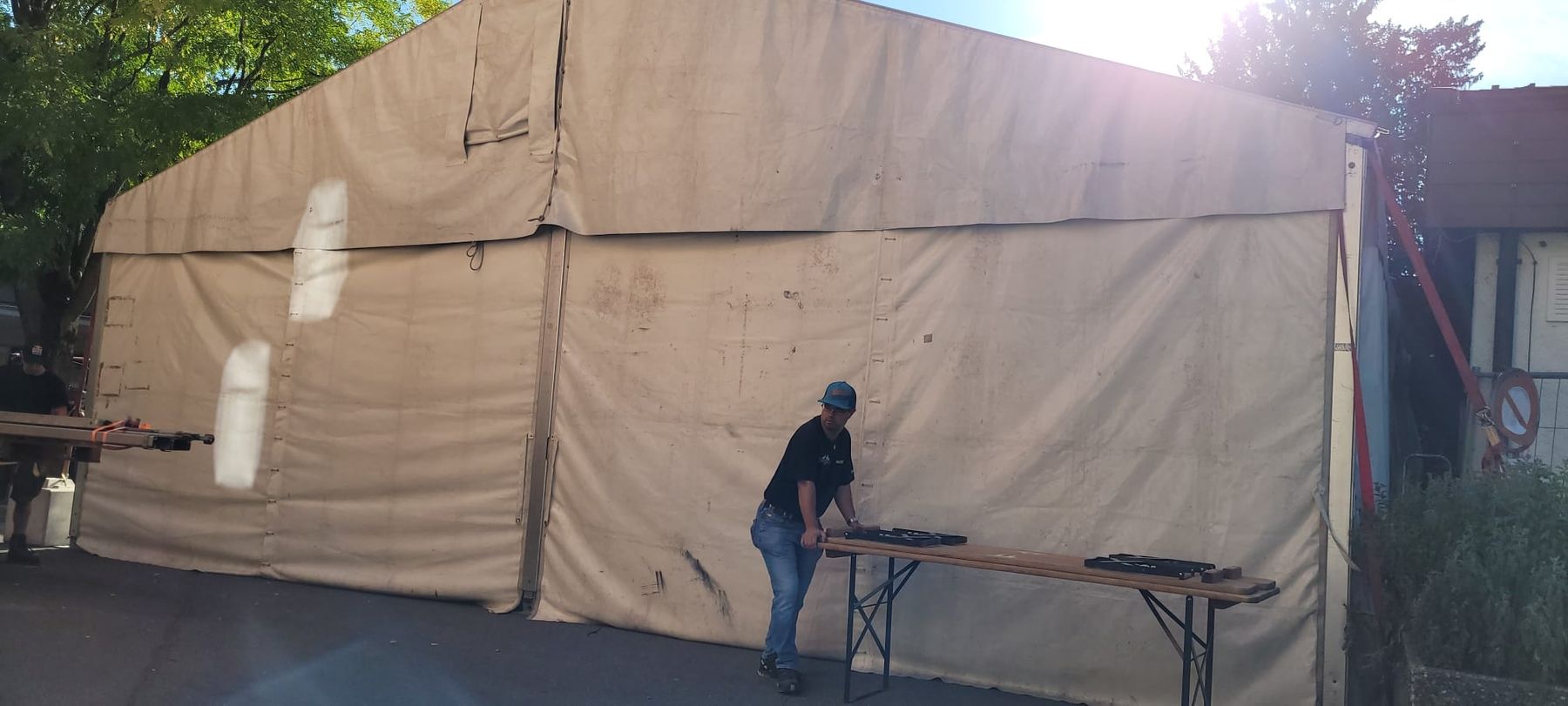 Zelte & Pavillons: festzelt 10x20m – Gebraucht aus Mels von Julian1111 1
