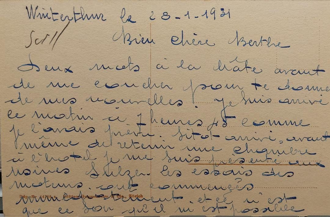 Cartoline postali: WINTERTHUR - 1931 – Usato da Delémont venduto da Domdom1 1